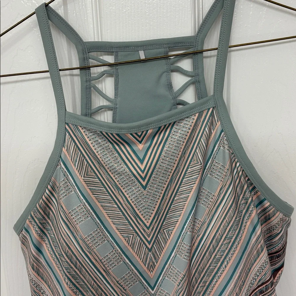 Prana Ardor Dress Agave Samba Green Neutral Athletic Stretch Size Small - Picture 3 of 7